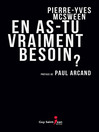 Cover image for En as-tu vraiment besoin ?